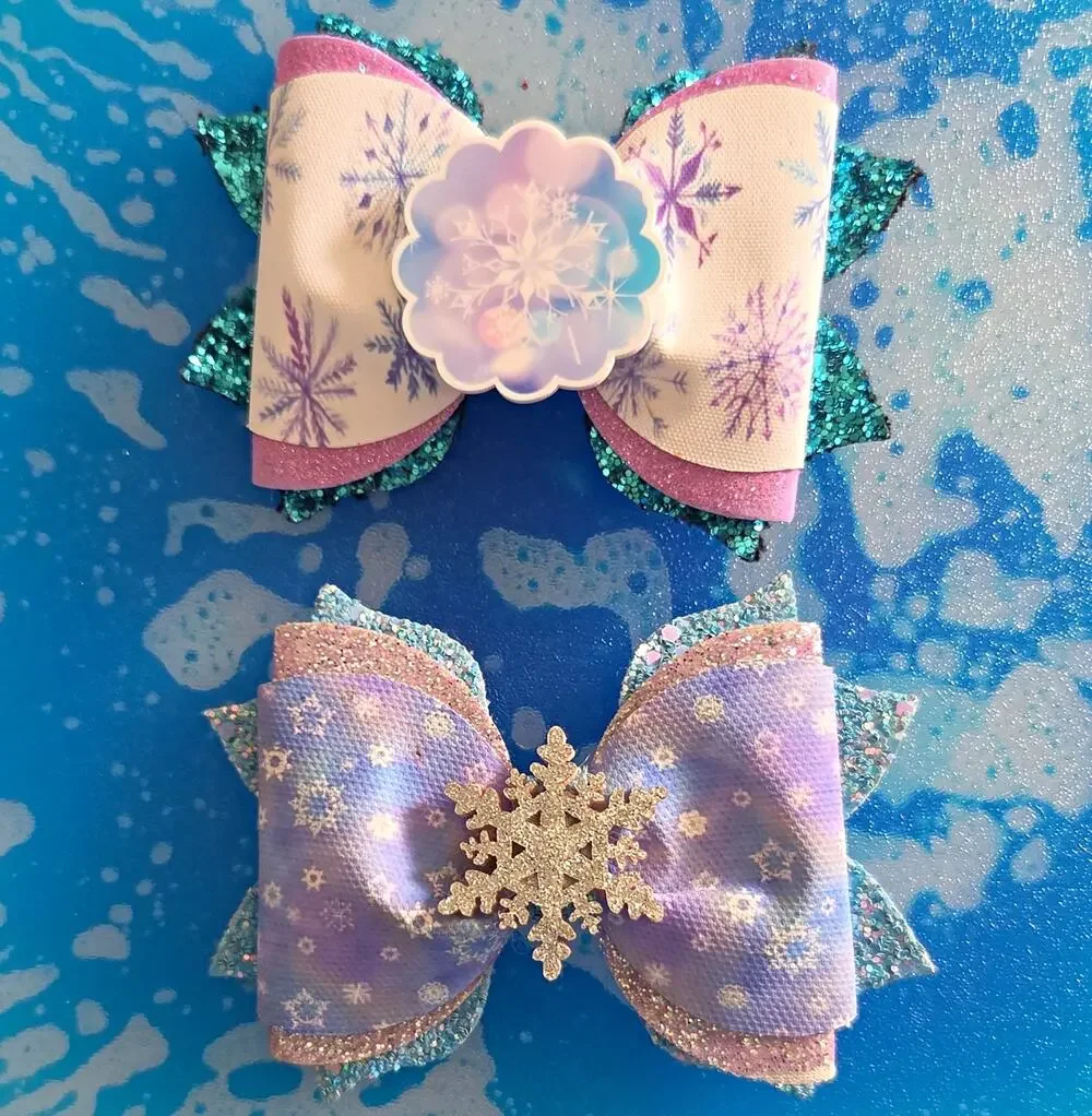 Custom DISNEY PRINCESSES & HANDMADE Hair Bows